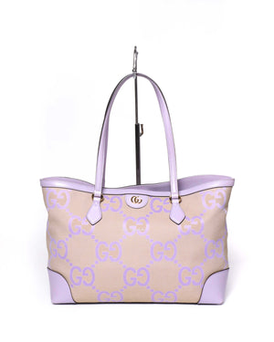 Gucci Purple Canvas Ophidia GG Medium Tote Bag-2