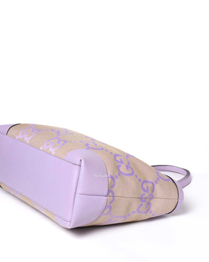 Gucci Purple Canvas Ophidia GG Medium Tote Bag-10