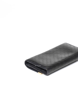 Gucci Black Gucissima Leather Long Wallet-9