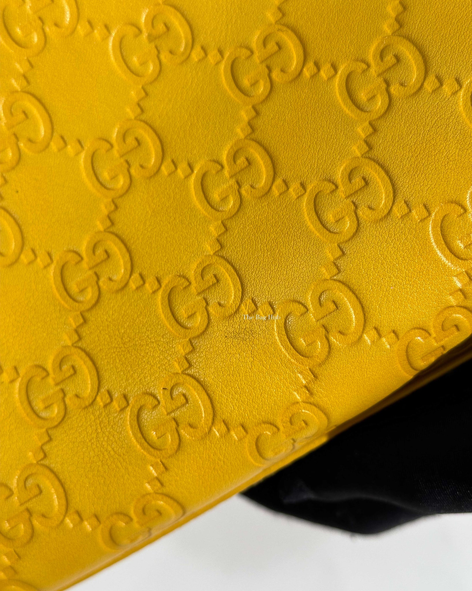 Gucci Yellow Guccissima Leather Charmy Hobo Bag-15