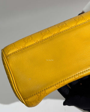 Gucci Yellow Guccissima Leather Charmy Hobo Bag-28