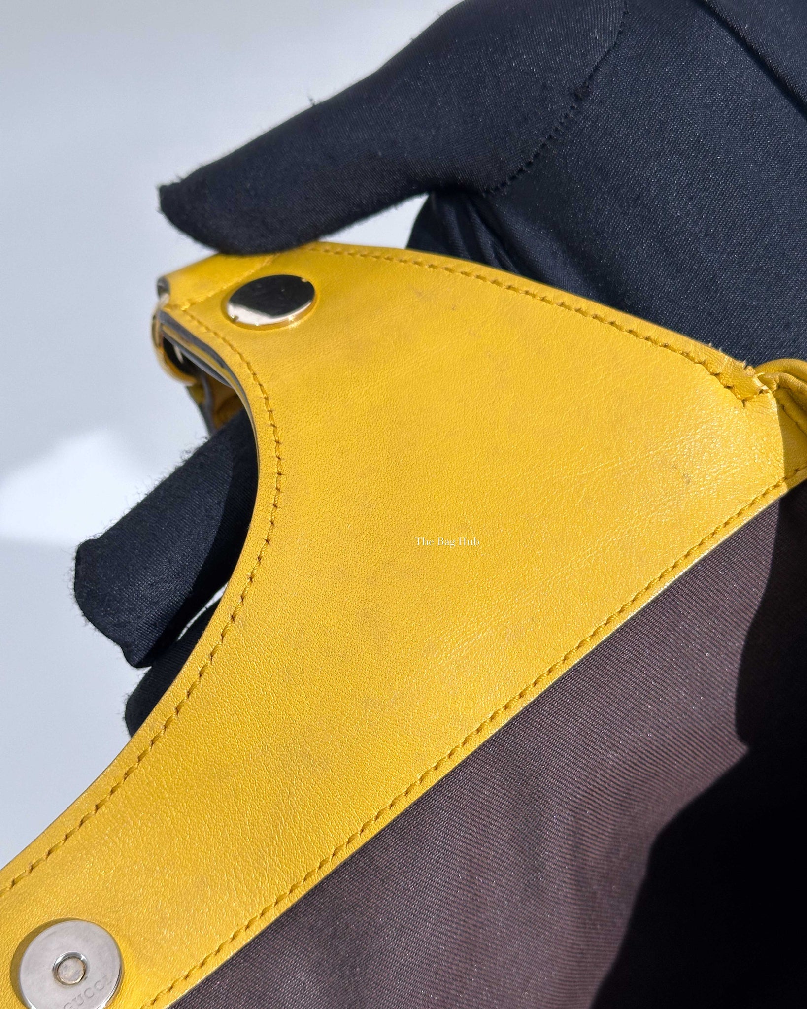 Gucci Yellow Guccissima Leather Charmy Hobo Bag-33