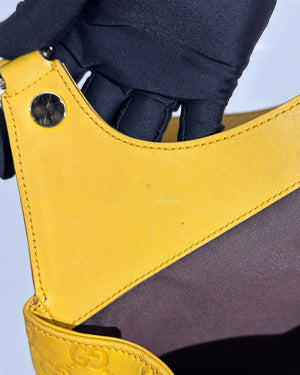 Gucci Yellow Guccissima Leather Charmy Hobo Bag-34