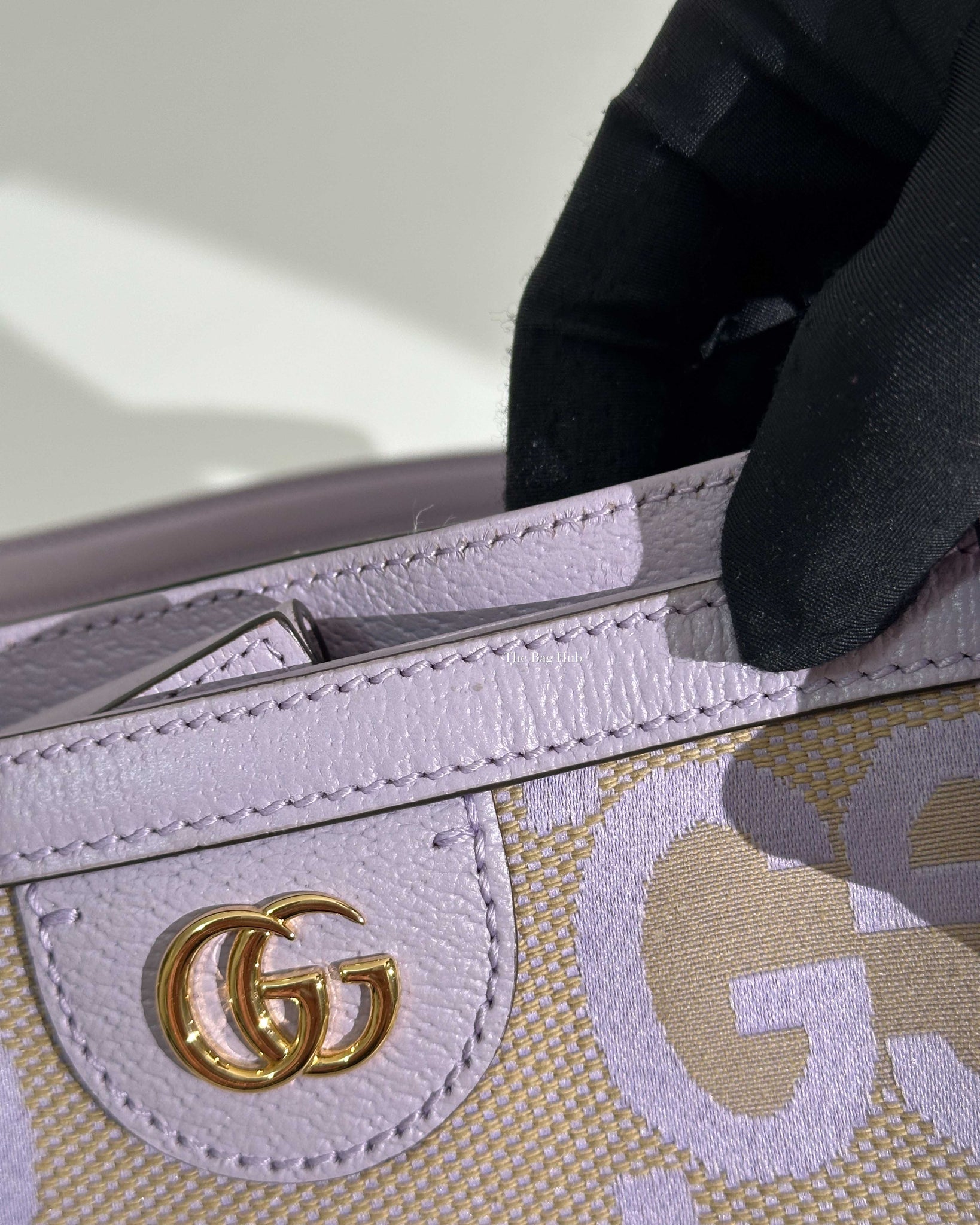 Gucci Purple Canvas Ophidia GG Medium Tote Bag-14