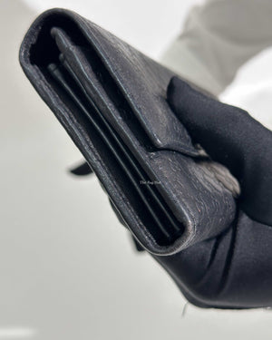 Gucci Black Gucissima Leather Long Wallet-19