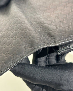Gucci Black Gucissima Leather Long Wallet-21
