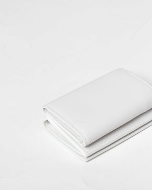 Balenciaga White Double Sided Mini Wallet-9