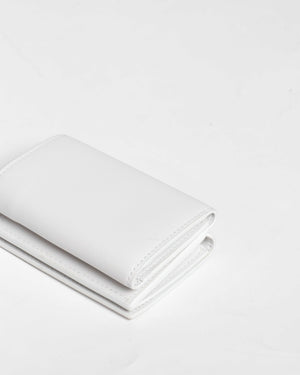 Balenciaga White Double Sided Mini Wallet-10
