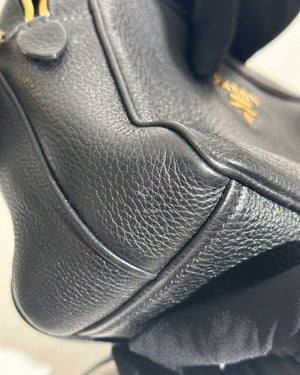 Prada Nero Vitello Phenix Camera Bag 1BH079-13
