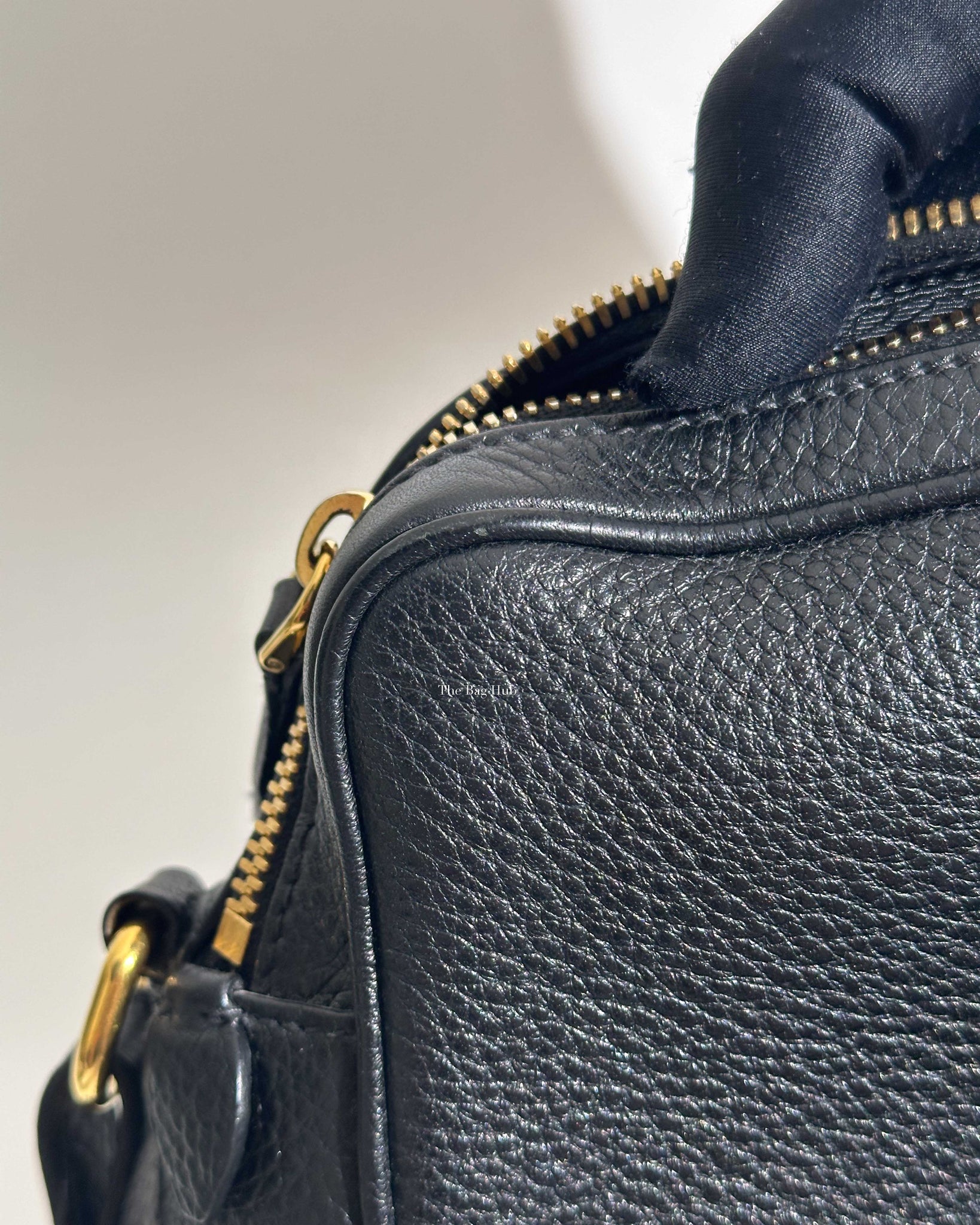 Prada Nero Vitello Phenix Camera Bag 1BH079-16