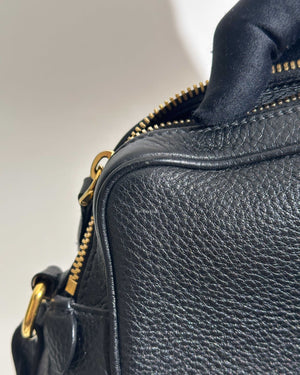 Prada Nero Vitello Phenix Camera Bag 1BH079-16