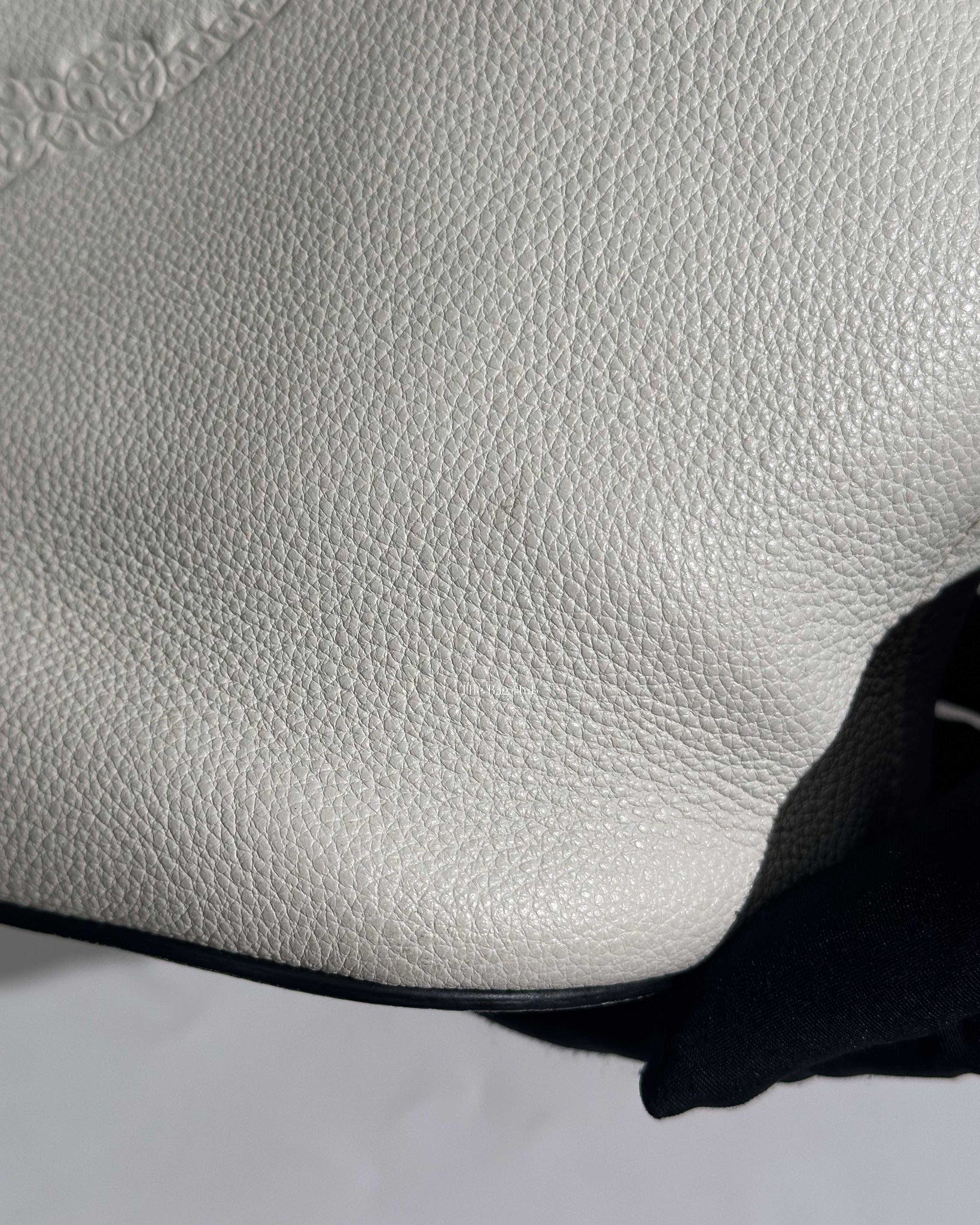 Prada Talco Vitello Phenix Sechiello 1BE023 Bucket Bag