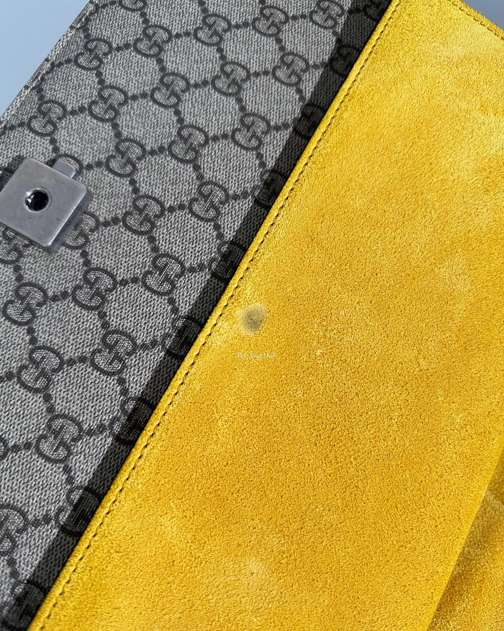 Gucci Yellow GG Supreme Medium Dionysus Flap Shoulder Bag-18