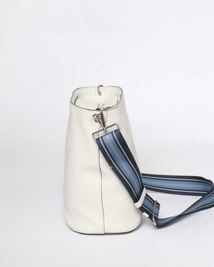 Prada Talco Vitello Phenix Sechiello 1BE023 Bucket Bag
