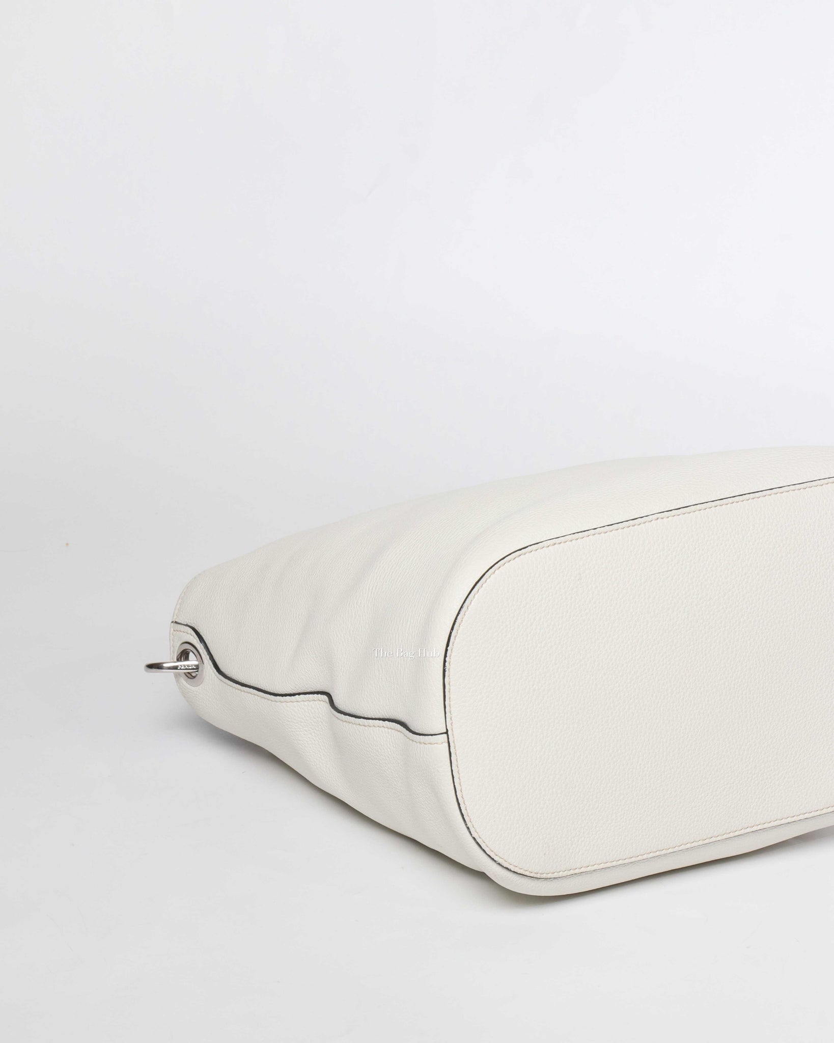Prada Talco Vitello Phenix Sechiello 1BE023 Bucket Bag