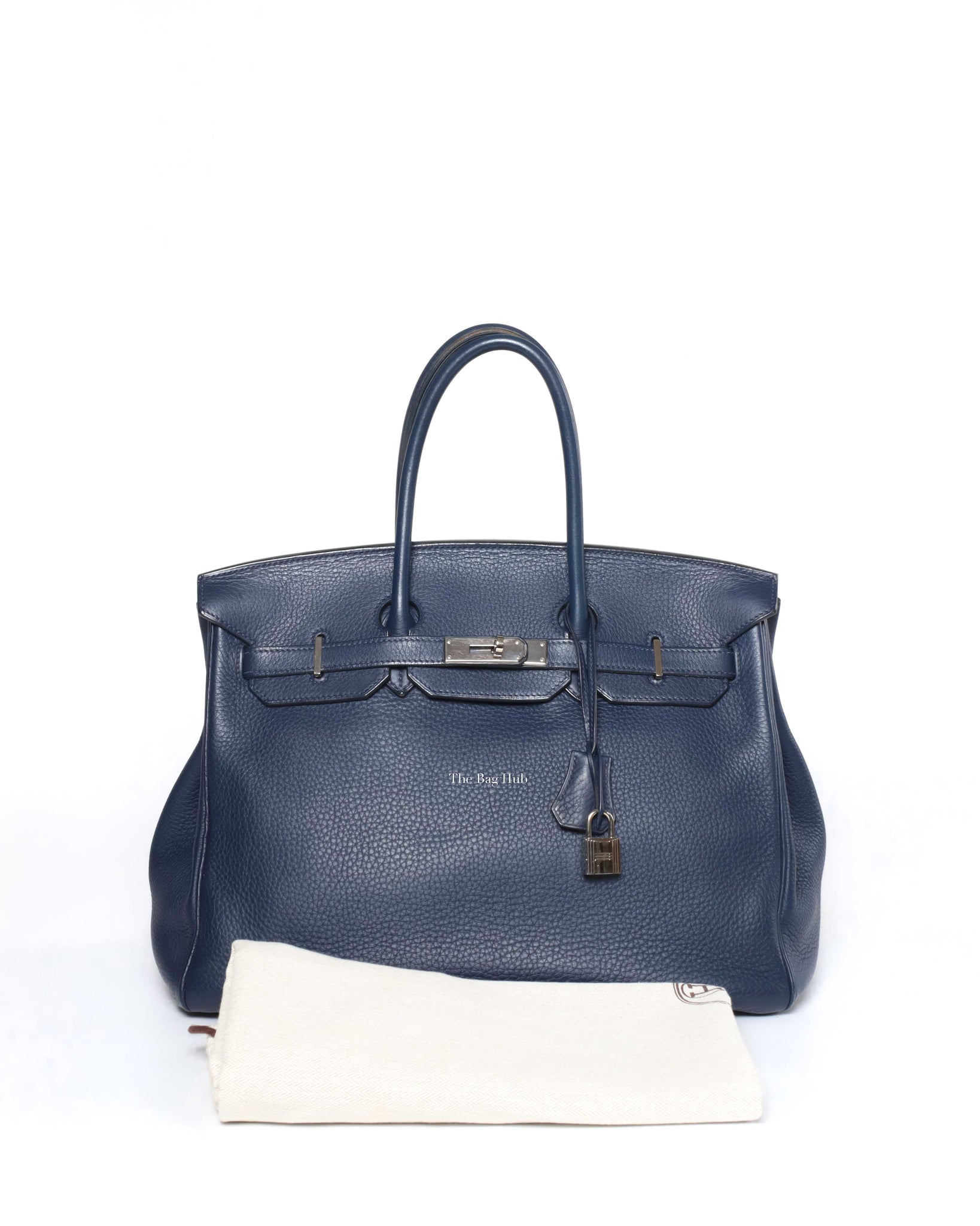 Hermes Navy Blue Togo Birkin 35 PHW