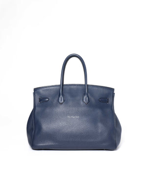 Hermes Navy Blue Togo Birkin 35 PHW