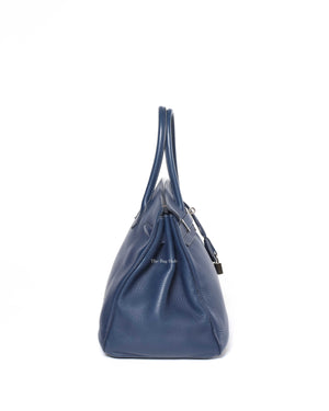 Hermes Navy Blue Togo Birkin 35 PHW