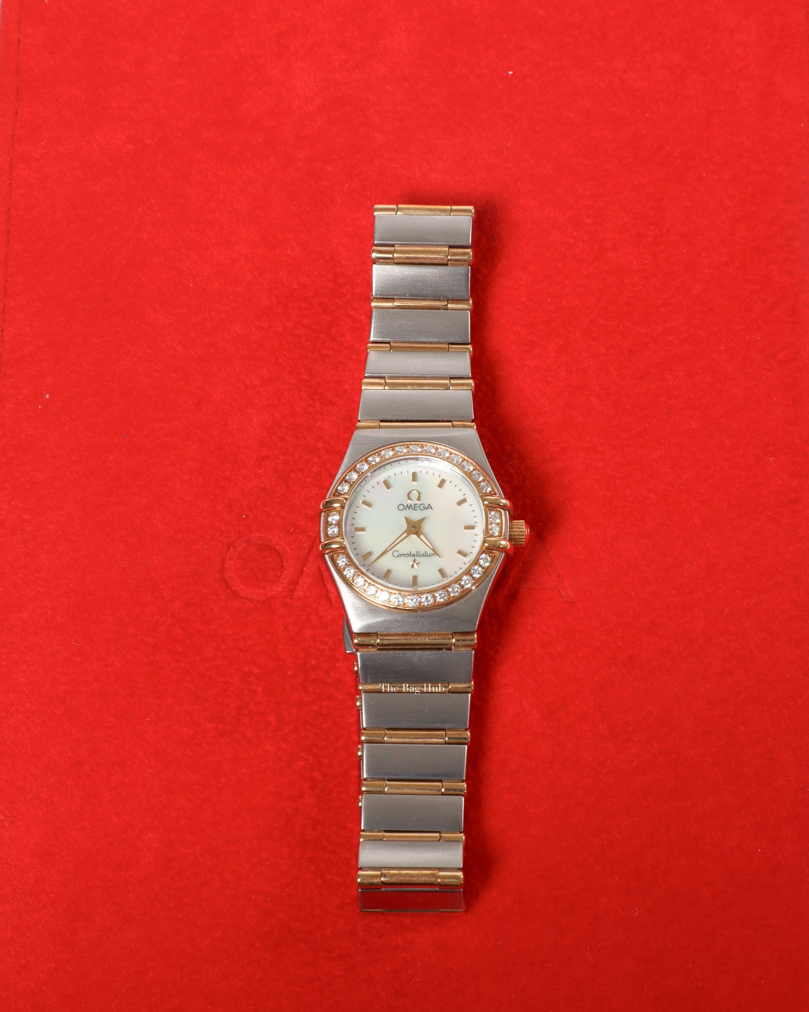 Omega Constellation 95 Yellow Gold/Steel with Diamonds 22.5 mm 12677000