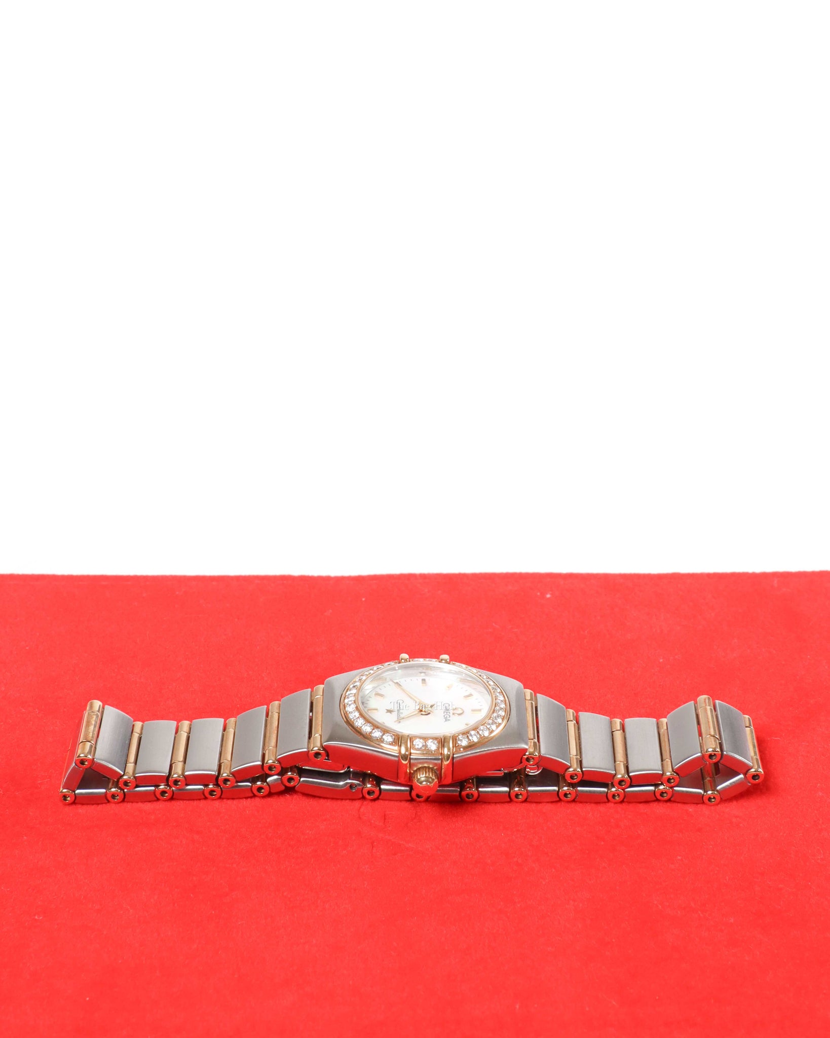 Omega Constellation 95 Yellow Gold/Steel with Diamonds 22.5 mm 12677000