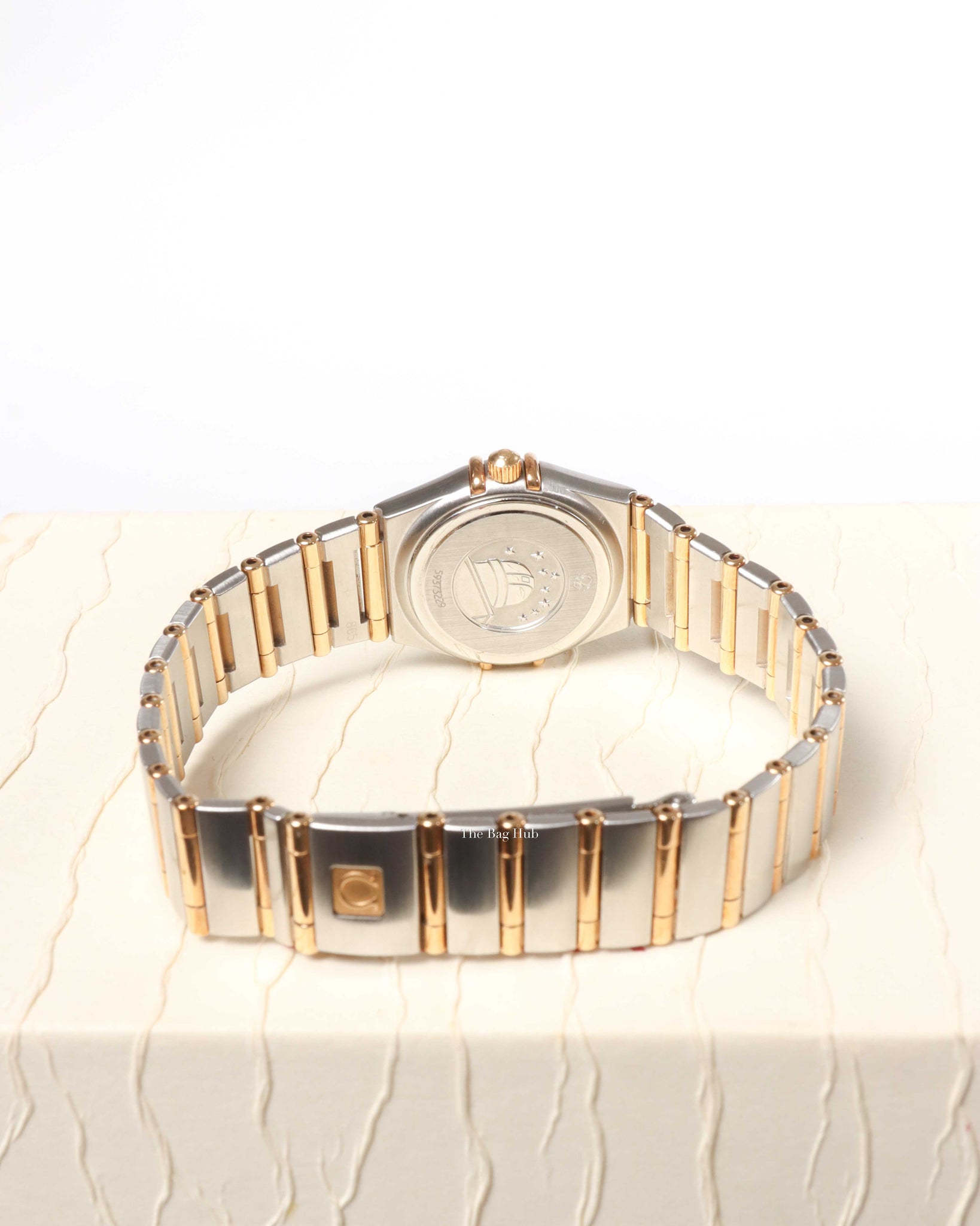 Omega Constellation 95 Yellow Gold/Steel with Diamonds 22.5 mm 12677000