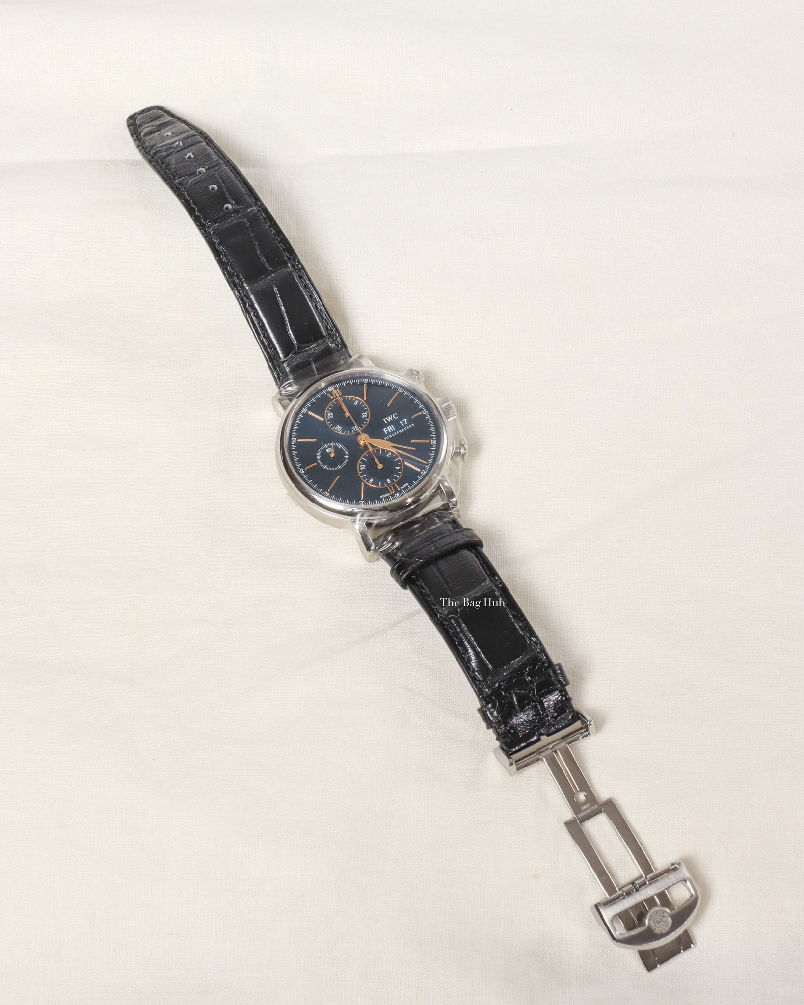 IWC Portofino Chronograph IW391036 Automatic Blue Dial Men's Watch-6
