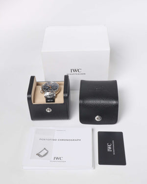 IWC Portofino Chronograph IW391036 Automatic Blue Dial Men's Watch-7