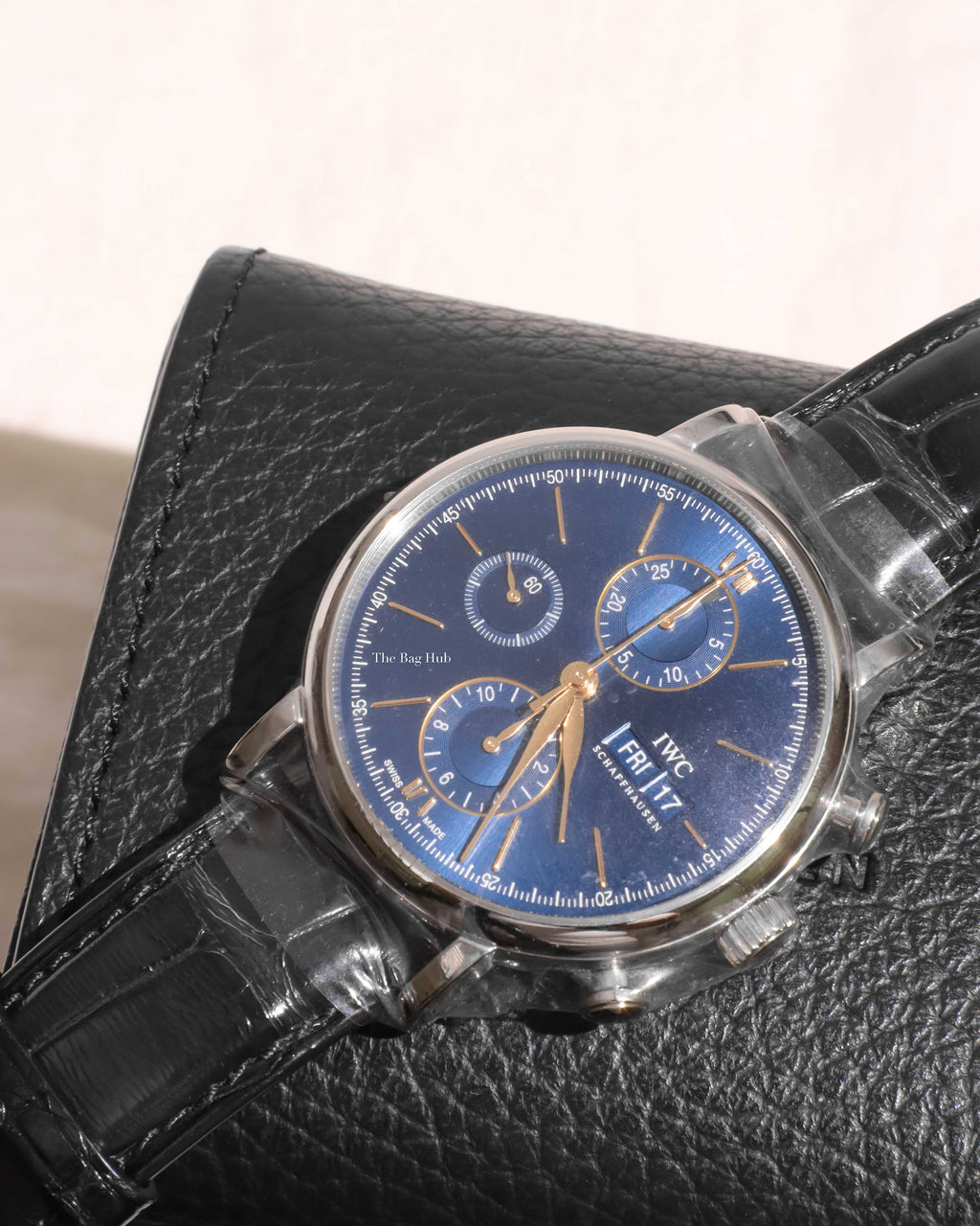 IWC Portofino Chronograph IW391036 Automatic Blue Dial Men's Watch-1