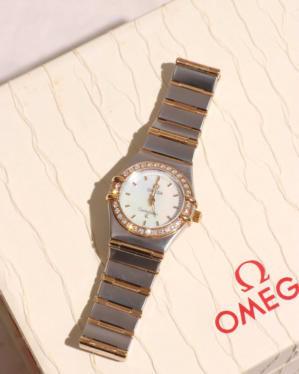 Omega Constellation 95 Yellow Gold/Steel with Diamonds 22.5 mm 12677000