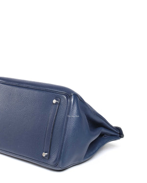 Hermes Navy Blue Togo Birkin 35 PHW