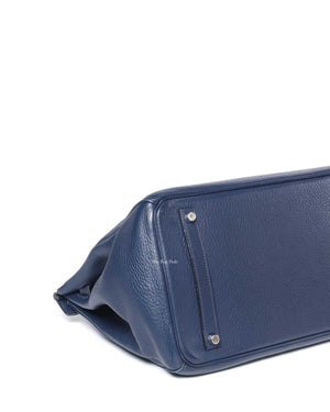 Hermes Navy Blue Togo Birkin 35 PHW