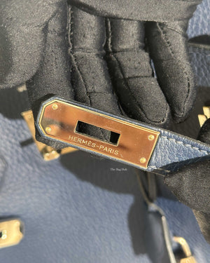 Hermes Navy Blue Togo Birkin 35 PHW