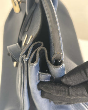 Hermes Navy Blue Togo Birkin 35 PHW
