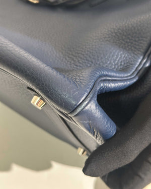Hermes Navy Blue Togo Birkin 35 PHW