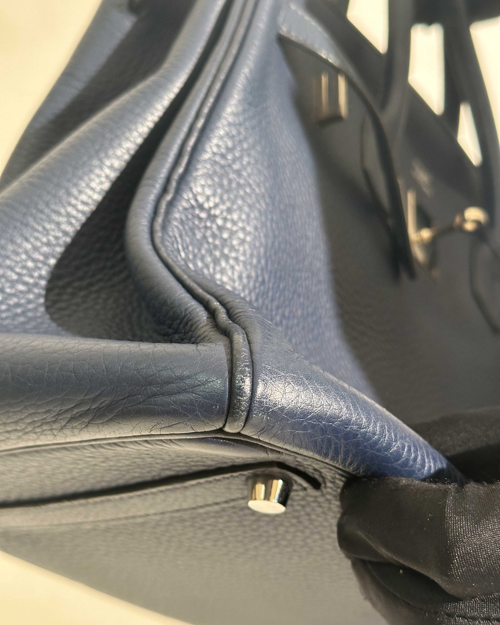 Hermes Navy Blue Togo Birkin 35 PHW