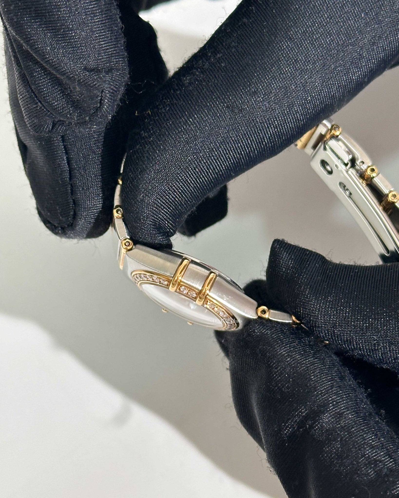 Omega Constellation 95 Yellow Gold/Steel with Diamonds 22.5 mm 12677000