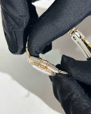 Omega Constellation 95 Yellow Gold/Steel with Diamonds 22.5 mm 12677000