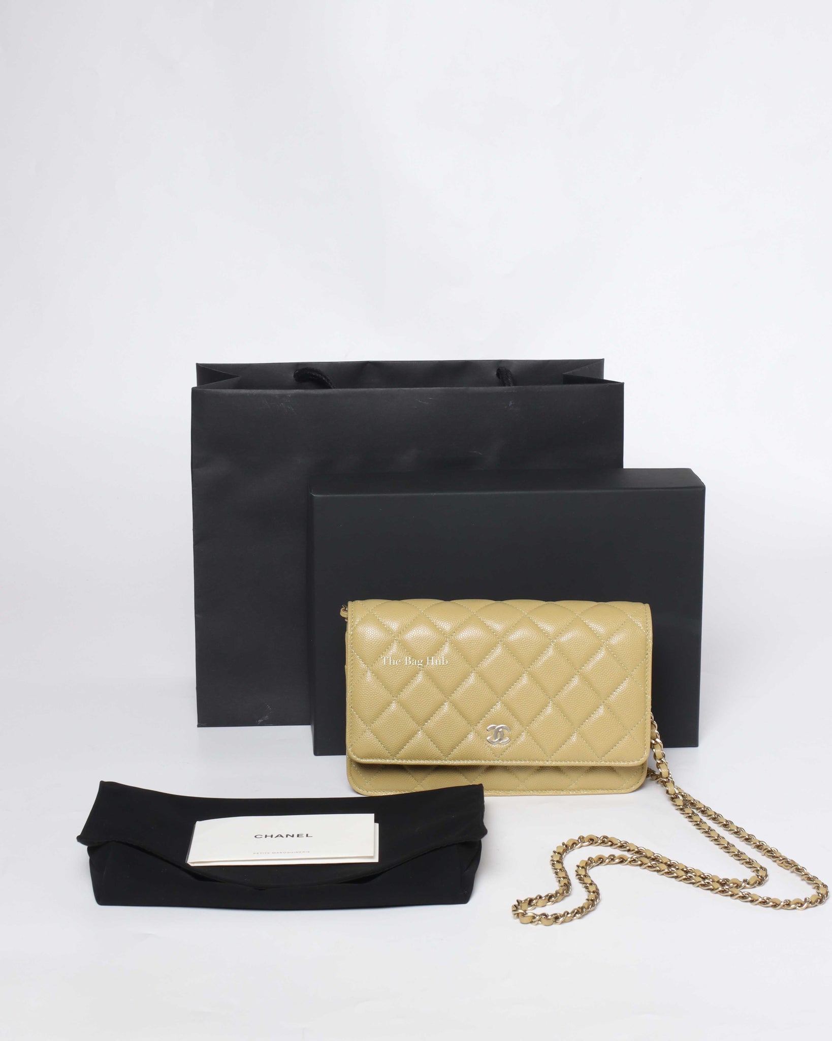 Chanel Avocado Green Caviar WOC-13