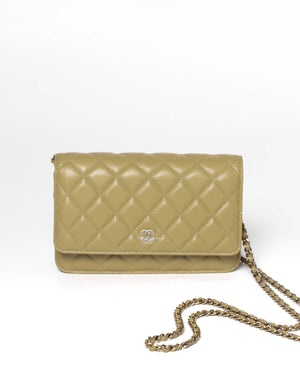 Chanel Avocado Green Caviar WOC-2