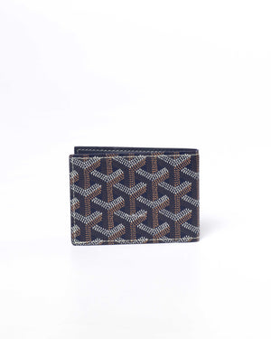 Goyard Navy Canvas Insert Victoire Card Wallet-3