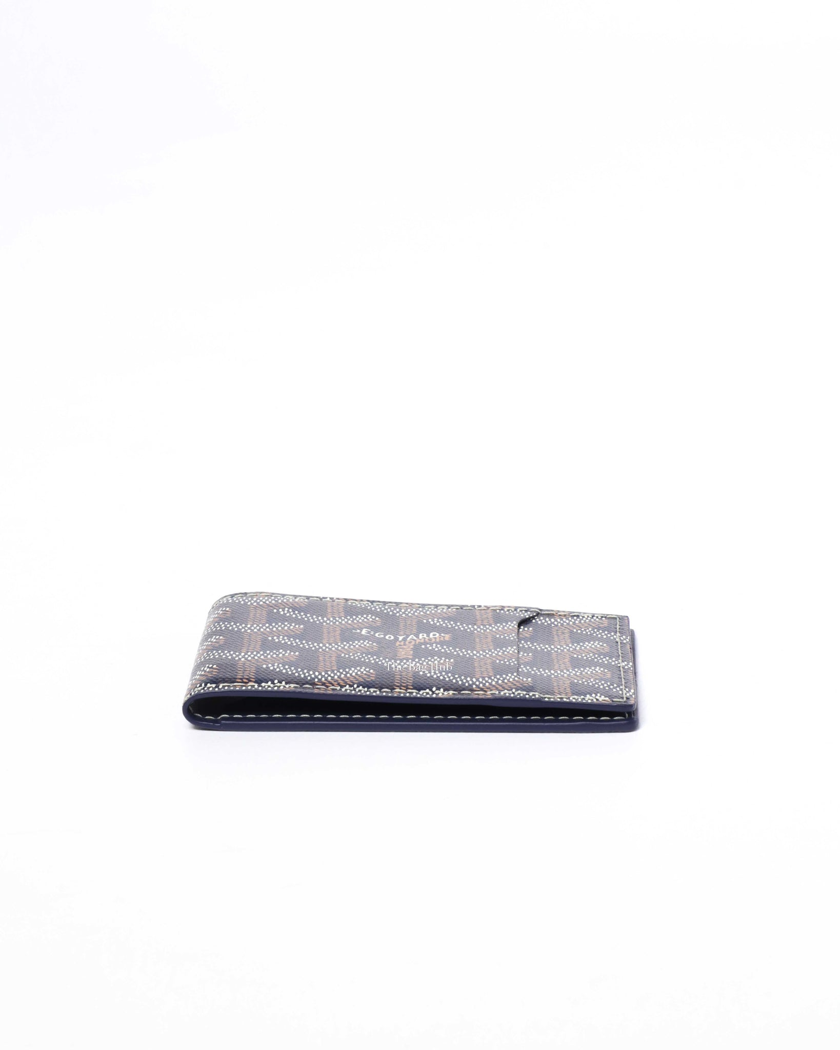 Goyard Navy Canvas Insert Victoire Card Wallet-6