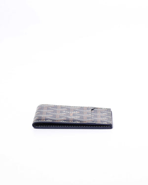Goyard Navy Canvas Insert Victoire Card Wallet-6
