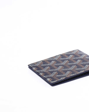 Goyard Navy Canvas Insert Victoire Card Wallet-9