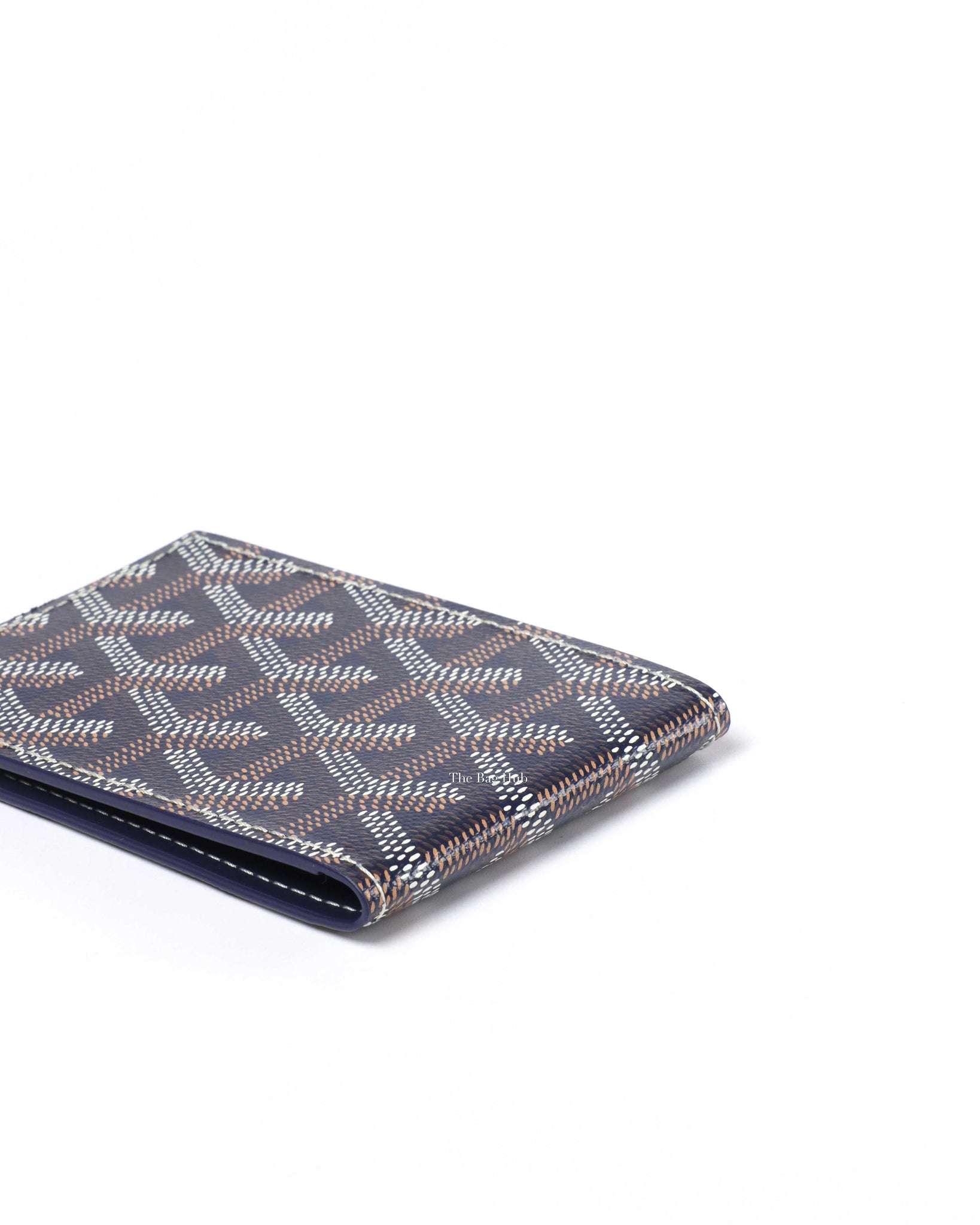 Goyard Navy Canvas Insert Victoire Card Wallet-10