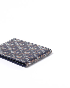 Goyard Navy Canvas Insert Victoire Card Wallet-10