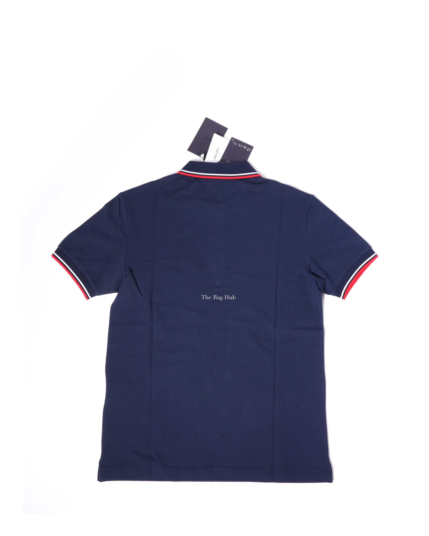 Prada Polo Shirt Navy Blue Small