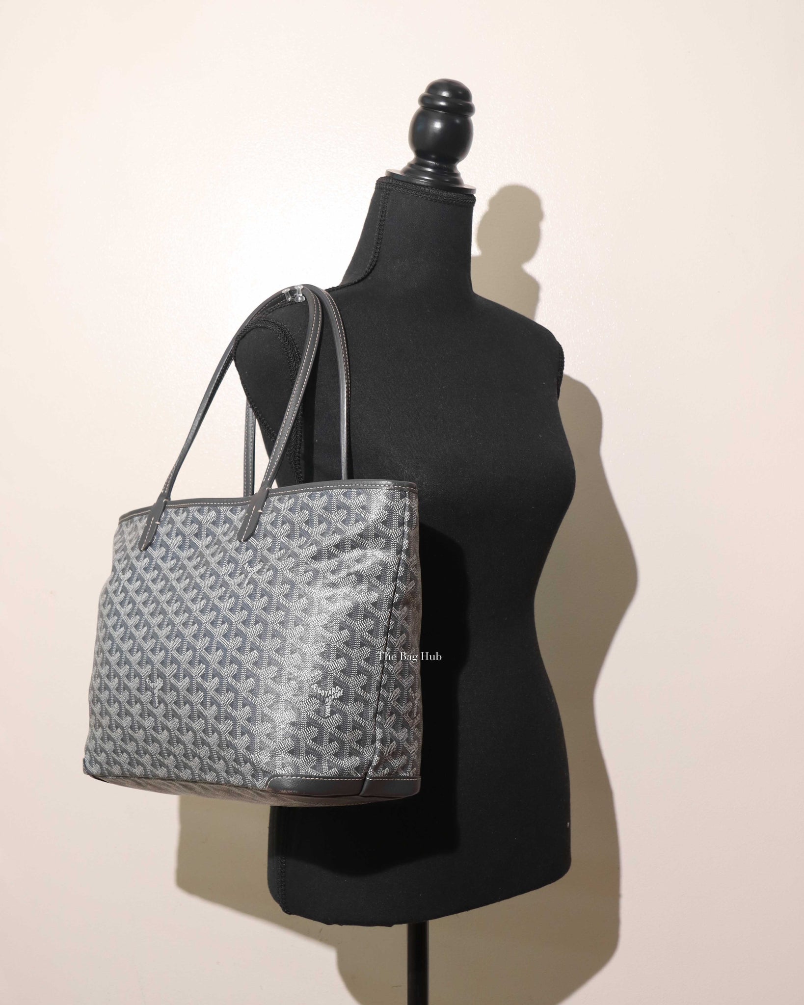 Goyard Gris Canvas Artois PM Tote Bag
