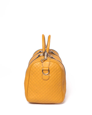 Gucci Mustard Microguccissima Leather Medium Joy Boston Bag-4