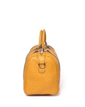Gucci Mustard Microguccissima Leather Medium Joy Boston Bag-5