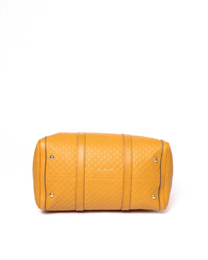 Gucci Mustard Microguccissima Leather Medium Joy Boston Bag-6